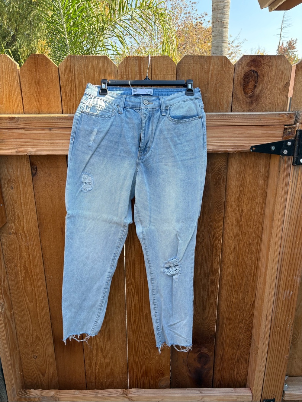 RSQ Light Blue Distressed Boyfriend Jeans